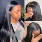 Straight 5x5 13x4 13x6 HD Lace Frontal Wig Glueless Human Hair Wig