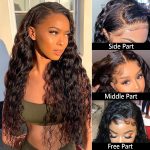 Glueless Water Wave 13x4 5x5 HD Lace Closure Wig