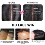 5x5 HD Lace Loose Deep Wave Closure Wig | 180% Density