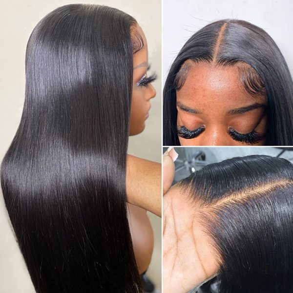 5x5 6x6 Straight Closure Wig | HD Lace Virgin Human Hair Wig