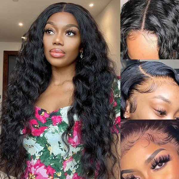 5x5 HD Lace Closure Wig Glueless Loose Deep Wave Invisiable Lace Wig