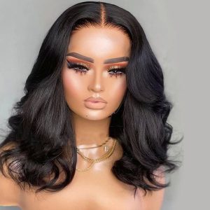 5x5 Glueless Loose Wave HD Lace Closure Wigs Middle Part | 180% Density Human Hair