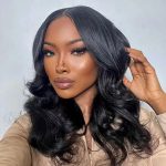 5x5 Glueless Loose Wave HD Lace Closure Wigs Middle Part | 180% Density Human Hair