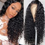 Wet And Wavy HD Lace Front Human Hair Wig 250% High Density Water Wave Wig