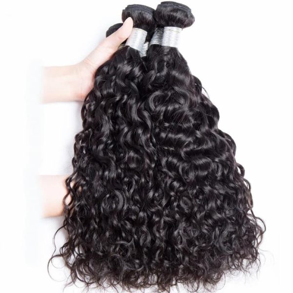 10A Water Wave Virgin Hair 3Bundles Brazilian Human Hair Extension 10-30 inches