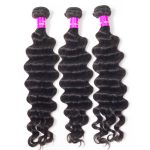 Brazilian Loose Deep Virgin Hair 4 Bundles With 4x4 HD Lace Closure