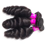 Loose Wave 3 Bundles With 5??5 HD Lace Closure Brazilian Virgin Human Hair Deals