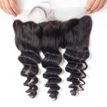 Loose Wave Virgin Hair 3 Bundles With 13x4 HD Lace Frontal Ear to Ear Lace Frontal