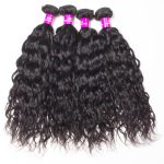 Water Wave Hair 4 Bundles With 4x4 HD Lace Closure High Quality Brazilian Virgin Hair Extensions With Closure