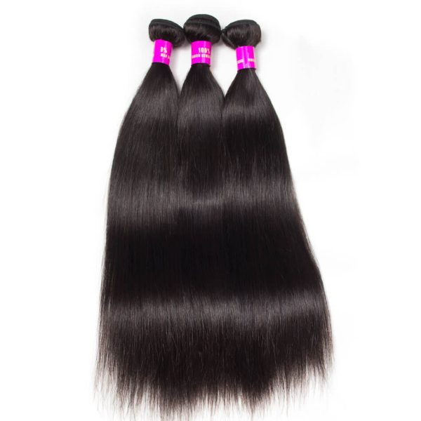 Straight 4 Bundles Deal High Quality Virgin Hair Bundles Brazilian Straight Hair Extension