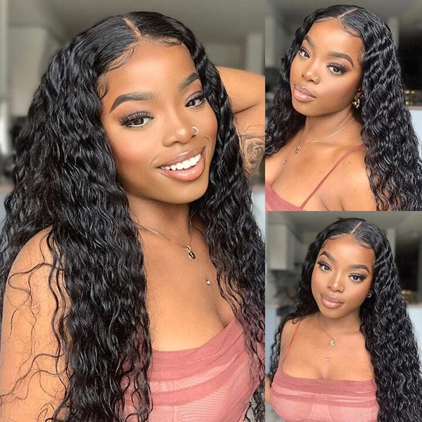 5x5 HD Lace Water Wave Undetectable Lace Closure Wig