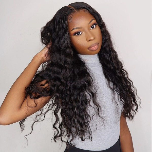 5x5 HD Lace Water Wave Undetectable Lace Closure Wig