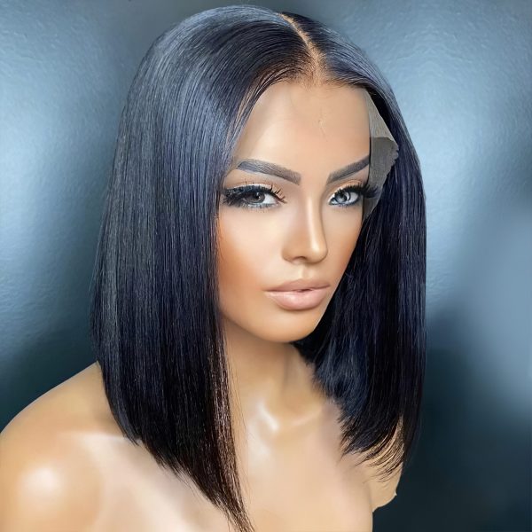 13x4 HD Straight Bob Wig Bob Lace Front Human Hair Wig