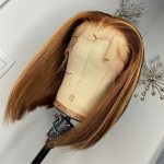 P4/27 Bob Wig with Highlights | Glueless HD Lace Front Wig