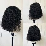 HD Water Wave 12 Inch Bob Wig | 13x4 Short HD Lace Front Human Hair Wig