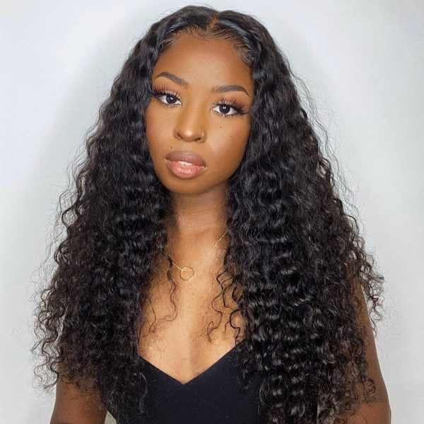 HD Deep Wave Lace Closure Wig | 6x6 Lace Human Hair Wig