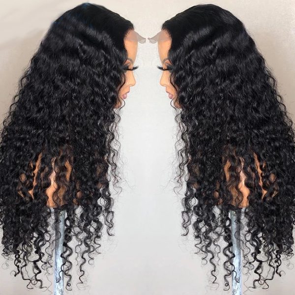 Deep Wave Hair Wig 5x5 6x6 HD Lace Closure Virgin Human Hair Wig