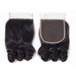 Funmi Hair Virgin Hair 3 Bundles With 4X4 HD Lace Closure