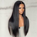 Straight 5x5 13x4 13x6 HD Lace Frontal Wig Glueless Human Hair Wig