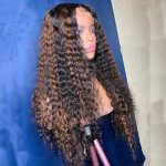 Highlight 1B/30 Honey Blonde 13x4 HD Lace Deep Wave Lace Front Wig