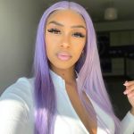 New Light Lavender Wig Straight/Body Wave Human Hair Wigs Glueless Transparent HD Lace Wigs