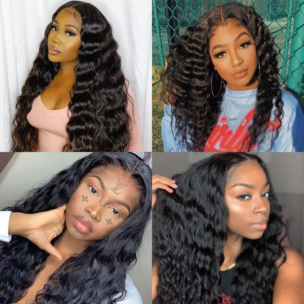 5x5 HD Lace Closure Wig Glueless Loose Deep Wave Invisiable Lace Wig