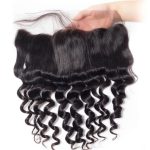 Brazilian Loose Deep Hair 13*4 Lace Frontal With Baby Hair Free Part