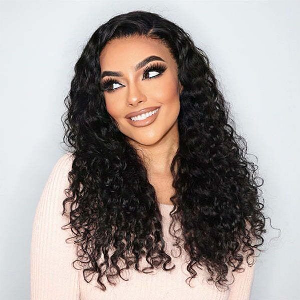 Water Wave Mid-length 13x4 HD Lace Front Wig