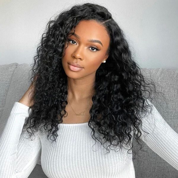 Water Wave Mid-length 13x4 HD Lace Front Wig