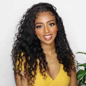 Water Wave Mid-length 13x4 HD Lace Front Wig