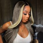 New Highlight 613 With #8 Ash Brown Honey Blonde Wigs Straight/ Body Wave Pre-colored Transparent Lace Frontal Wigs