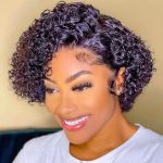 Bouncy Water Wave | 13x4 HD Lace Glueless Pixie Cut Wig | 180% Density