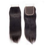 Straight Human Hair Closure 4X4 Lace Closure