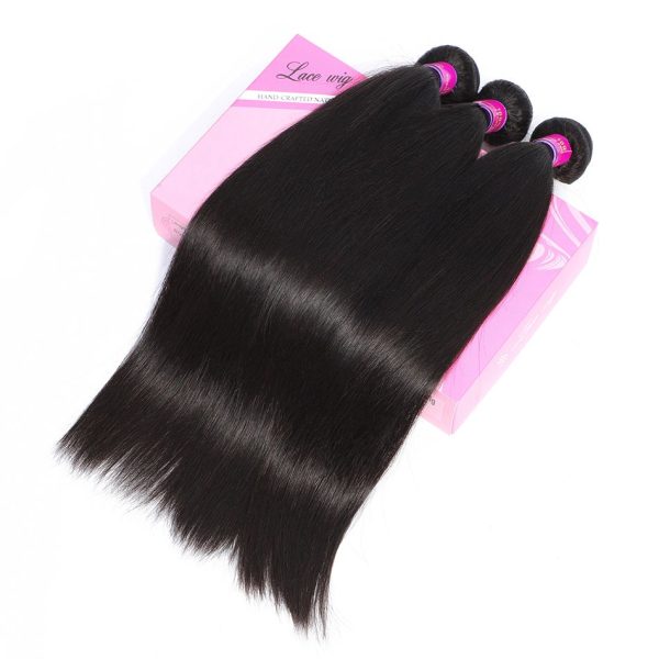 Straight 12A Grade Virgin Hair 3 Bundles Body Wave Human Hair Weave