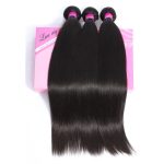 Straight Hair 4 Bundles With 4x4 HD Lace Closure High Quality Brazilian Virgin Hair With Closure