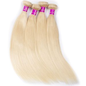 1 Bundle Straight Virgin Remy hair extensions 100% human hair bundles Color #613