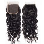 Water Wave Hair 4 Bundles With 4x4 HD Lace Closure High Quality Brazilian Virgin Hair Extensions With Closure