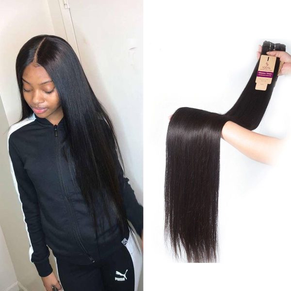 Long Human Hair 40 Inch Virgin Straight Human Hair 1 Bundle Big Sale