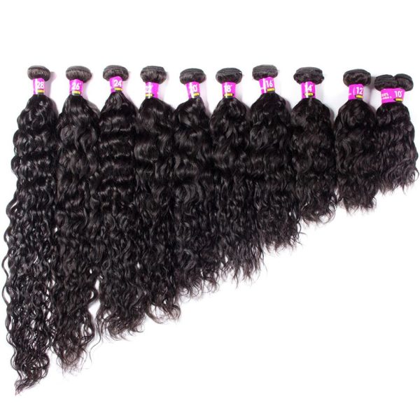 Wet and Wavy Human Hair 10 Bundles Wholesale Water Wave Virgin Hair