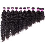 Water Wave 4 Bundles With Brazilian Hair 13x4 HD Lace Frontal