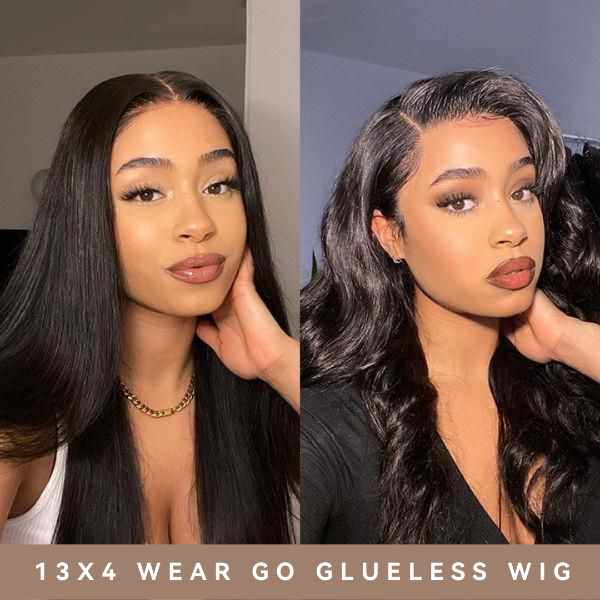 Pre Cut 13x4 HD Lace Wear Go Glueless Wig Human Hair Wigs