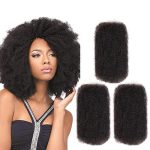 Brazilian Remy Hair Afro kinky Bulk Human Hair For Braiding Dreadlock Hair