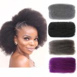 Kinky Bulk Human Hair 22" 3 Packs 150g Bigger Afro Kinky Bulk For Braiding DreadLock