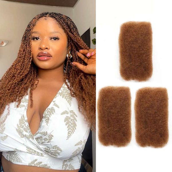 Brazilian Remy Hair Afro kinky Bulk Human Hair For Braiding Dreadlock Hair