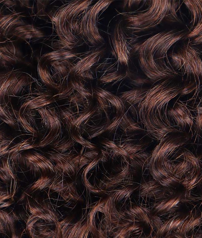 Brownish Grey Curly Hair Drawstring Ponytail Hair Human Hair Extensions