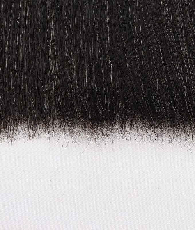 Dark Salt and Pepper Straight Hair 1/2/3/4 Bundles 12-14 inch Grey Human Hair Extensions