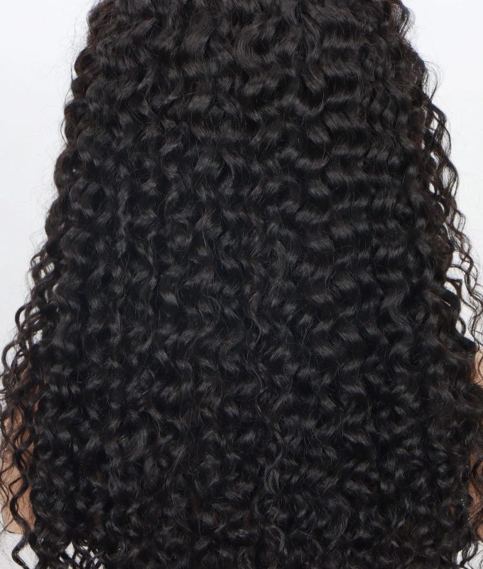 Jerry Curly Wigs 13x4.5 HD Lace Full Frontal Wig Real Human Hair Wigs