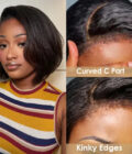 Flash Sale |  Type 4C Hairline Kinky Straight Bob Wig With Kinky Edges 5x5 HD Lace Human Hair Wigs Full Density