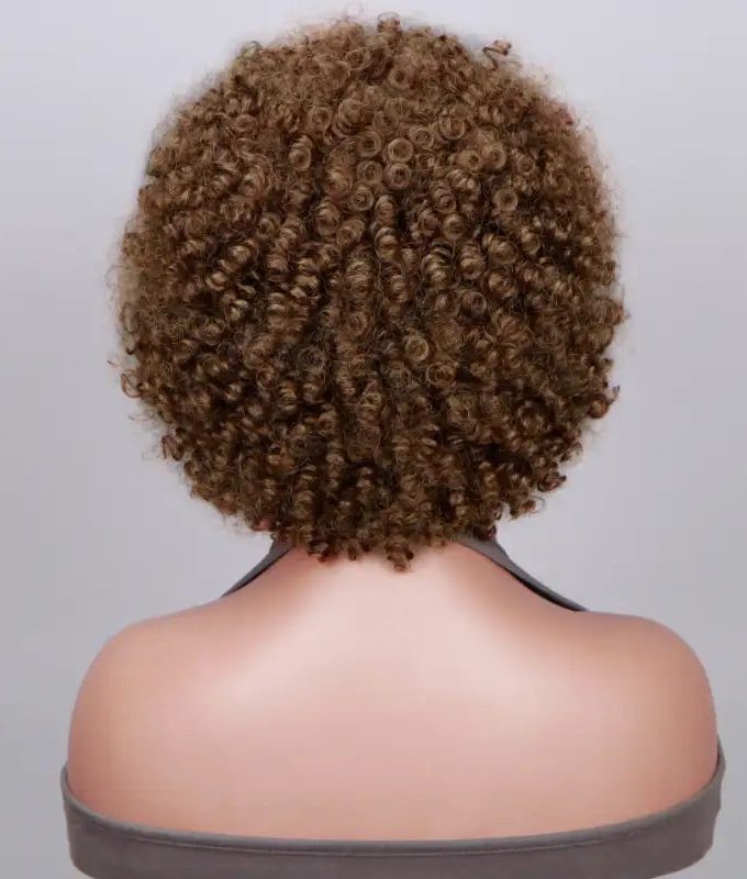 Orange Ginger Bob Wig Beginner Friendly Wear and Go Curly Wigs
