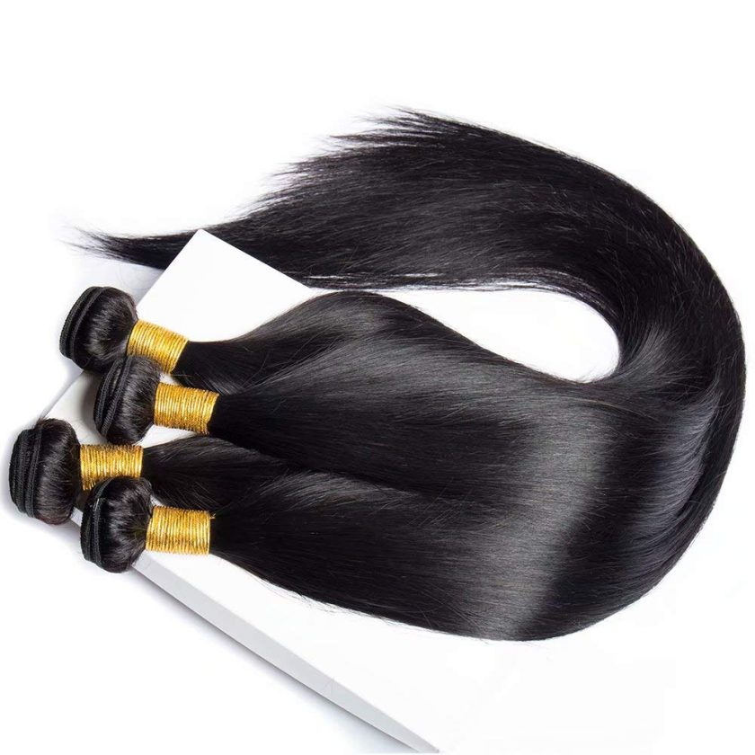 Straight Hair Bundles with Closure  10A Grade 100% Human Virgin Hair - Image 3